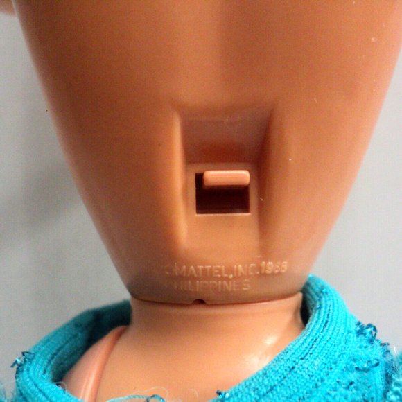 Barbie Magic Moves Original Cape, Not Original Dress 1966 Defects-Spot on Cape - Picture 9 of 10